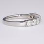 Platinum seven diamond ring ET1338