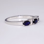 9ct white gold sapphire and diamond ring ET1440 side