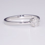 18ct white gold diamond cluster ring GR3799 side