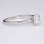 Platinum diamond solitaire ring  GR5225 side