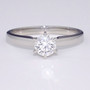 Platinum diamond solitaire ring GR5222