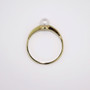 9ct yellow gold pearl ring DR2857 top