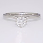 Platinum diamond solitaire ring GR3750