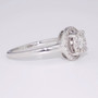 9ct white gold diamond cluster ring GR3958 side