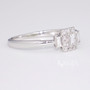 9ct white gold diamond cluster ring GR5324 side