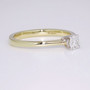 9ct gold diamond solitaire ring GR3833 side