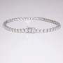 18ct white gold diamond bracelet BRA5652 clasp