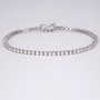 18ct white gold diamond tennis bracelet BRA5609