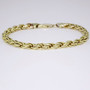 9ct yellow gold rope bracelet BRA5600