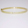 9ct yellow gold bangle BA1028