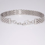 Silver panther link bracelet SBRA60