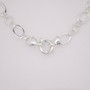 Silver handmade necklace SBRA15NE clasp