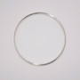 Silver bangle with diamond-cut pattern SBAN65 top