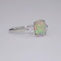 18ct white gold opal and diamond ring GR4170 side