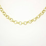 9ct yellow gold belcher necklace NE4534