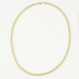 9ct yellow gold belcher necklace NE4534 top