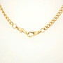 9ct rose gold Albert chain NE5035 clasp