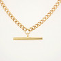 9ct rose gold Albert chain NE5035