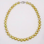 Golden South Sea pearls with silver clasp CP636 top