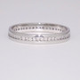 18ct white gold full diamond eternity ring