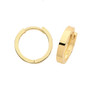 9ct yellow gold hinged hoop earrings