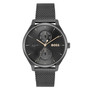 Gents BOSS Tyler Multifunction Black IP Mesh Watch