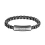 Gents BOSS Devon Box Chain Black IP Bracelet 1580598M