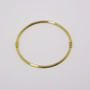 9ct gold oval hinged bangle top