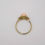 9ct gold opal and diamond ring top