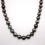 Natural colour Tahitian pearl necklace