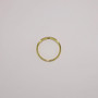 18ct gold wishbone shaped ring with diamonds top