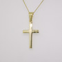 9ct gold cross pendant