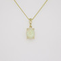 9ct gold cabochon cut opal pendant