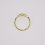 18ct gold diamond wishbone ring top