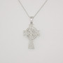 Sterling silver celtic cross pendant