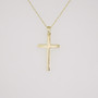 9ct gold cross pendant