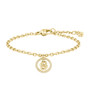 Ladies BOSS Double B Divine Gold IP Bracelet 1580807