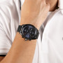 Gents' BOSS Grand Prix 44 Chrono Black IP Watch 1514314 model