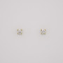 9ct gold diamond stud earrings
