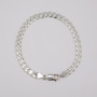 Sterling silver 7mm metric curb bracelet
