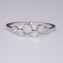 Platinum diamond bubble ring