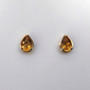 9ct gold citrine stud earrings