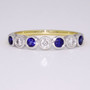 18ct gold sapphire and diamond ring