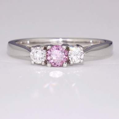 Fancy Intense Pink Diamond Ring GR3048