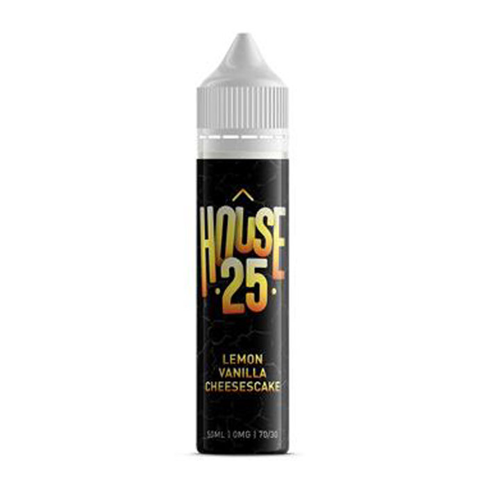 HOUSE 25 - Lemon Vanilla Cheesecake E-Liquid 50ml