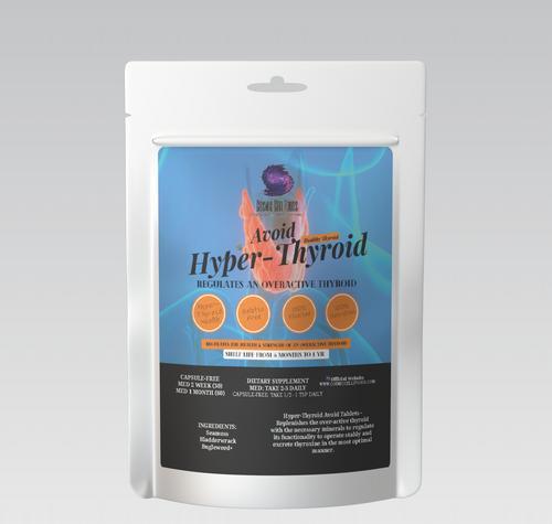 Hyper-Thyroid Avoid Herbal Tablets - Regulates Overactive Thyroid