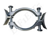 DIXON VALVE 525 HOSE CLAMP 4-1/4 TO 4-15/16 DBL BOLT 1/2 SC-10