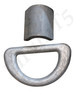 PACIFIC MARINE AND INDUSTRIAL AL-C1 TIE-DOWN D-RING WELD ON 36 TON FORGED STEEL