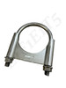U-BOLT CLAMP 2-1/2IN PIPE 304SS