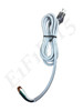 VOLEX INC 17510A 8 B1 POWER CABLE 110VAC 15A 5-15P PLUG STRIPPED ENDS 3 CONDUCTOR SJT CBL 10FT PIGTAIL END